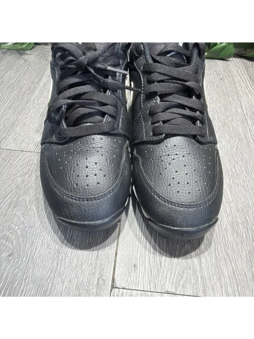 Jordan Air Jordan 1 MCS Shoes Boys Size 4.5Y Black Baseball Cleats HF6885-001